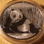 China Panda 2015 10 Yuan silber