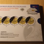 BRD Deutschland 2022 5 x 2 Euro pp